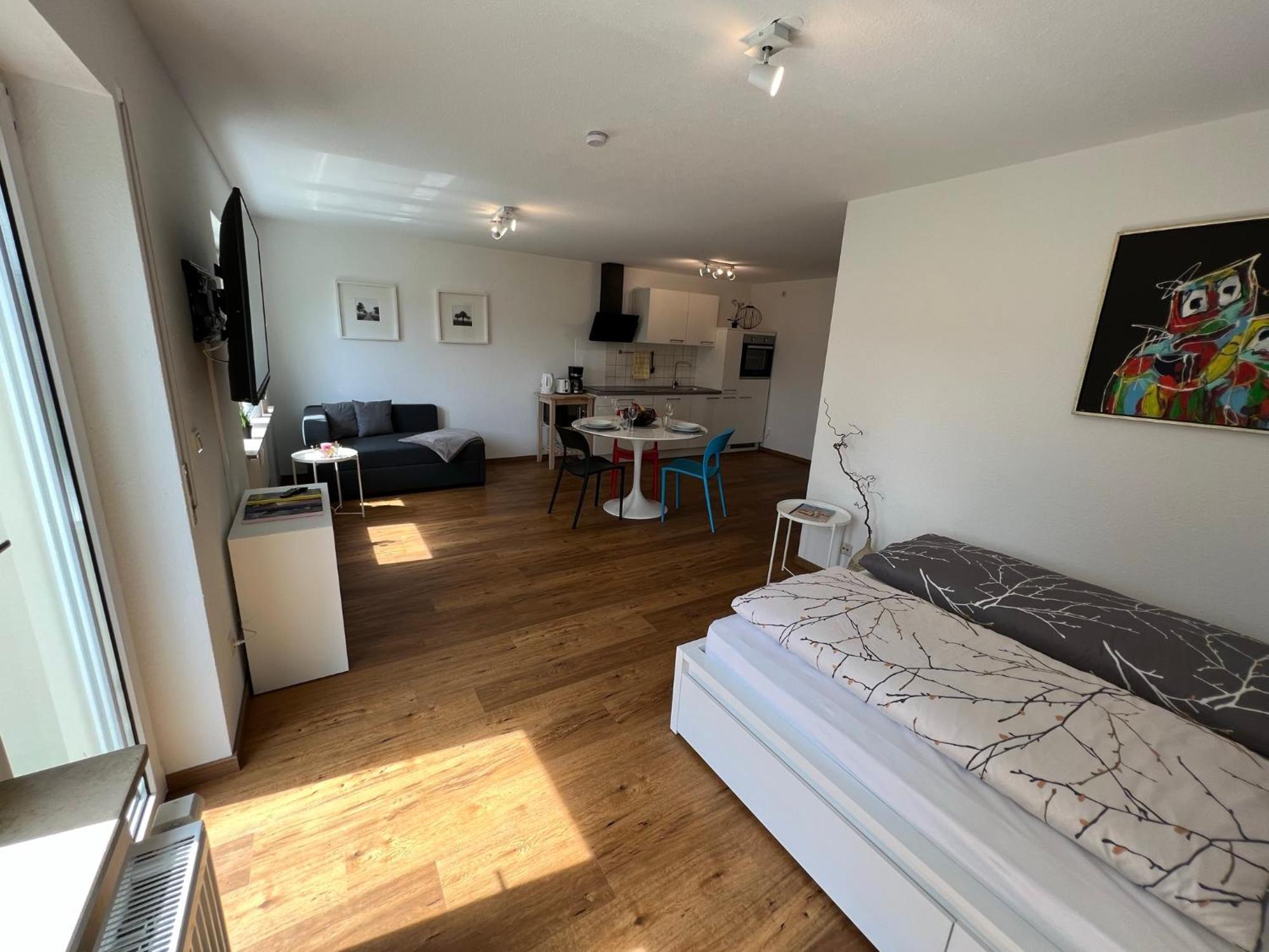 Schoene Ferienwohnung In 史塔卡赫 外观 照片